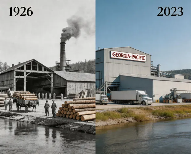 Georgia-Pacific history from 1927 to present