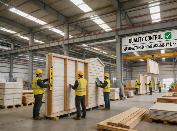 Manufactured housing production with Georgia-Pacific panels