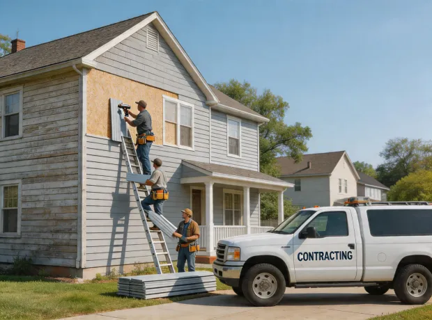 Home renovation with Georgia-Pacific vinyl siding